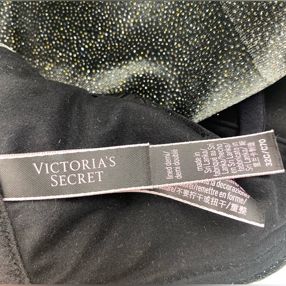 NEW Victoria’s Secret Velvet Shimmer Long Line Bustier Bra Sz 32C - Picture 6 of 7